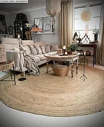 Runde tepper - San Francisco (jute)
