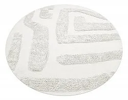 Runde tepper - Alexa Natural Cotton Shaggy (offwhite)