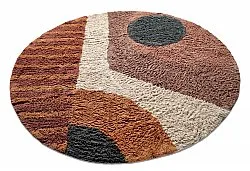 Runde tepper - Alpe Natural Cotton Shaggy (multi)