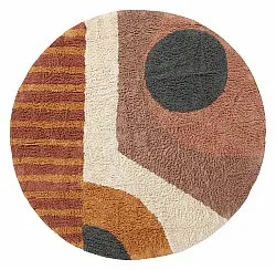 Runde tepper - Alpe Natural Cotton Shaggy (multi)