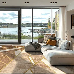 Wilton-teppe - Amasra (beige)