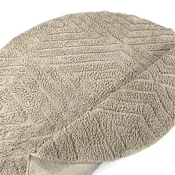 Runde tepper - Amberley Natural Cotton Shaggy (beige)