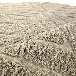 Runde tepper - Amberley Natural Cotton Shaggy (beige)