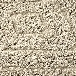 Runde tepper - Amberley Natural Cotton Shaggy (beige)