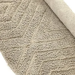 Runde tepper - Amberley Natural Cotton Shaggy (beige)