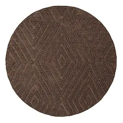 Runde tepper - Amberley Natural Cotton Shaggy (brun)