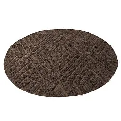 Runde tepper - Amberley Natural Cotton Shaggy (brun)