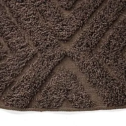 Runde tepper - Amberley Natural Cotton Shaggy (brun)