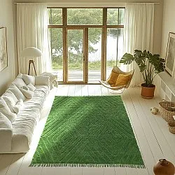 Ryetepper - Amberley Natural Cotton Shaggy (grønn)