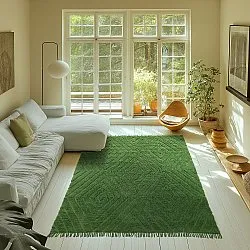 Ryetepper - Amberley Natural Cotton Shaggy (grønn)