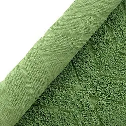 Runde tepper - Amberley Natural Cotton Shaggy (grønn)