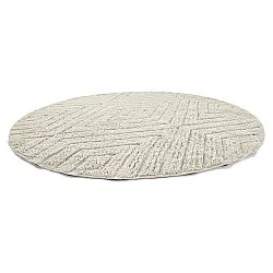 Runde tepper - Amberley Natural Cotton Shaggy (off-white)