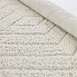 Runde tepper - Amberley Natural Cotton Shaggy (off-white)