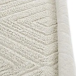 Runde tepper - Amberley Natural Cotton Shaggy (off-white)