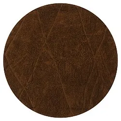 Runde tepper - Andrea Natural Cotton Shaggy (brun)