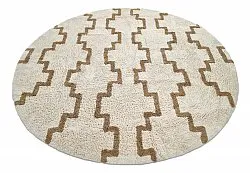 Runde tepper - Arlon Natural Cotton Shaggy (beige)