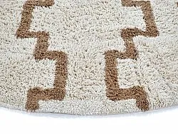 Runde tepper - Arlon Natural Cotton Shaggy (beige)