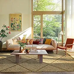 Ryetepper - Bellevue Natural Cotton Shaggy (beige/brun)