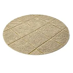 Runde tepper - Bellevue Natural Cotton Shaggy (beige/brun)