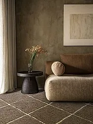 Ryetepper - Bellevue Natural Cotton Shaggy (brun/gul)