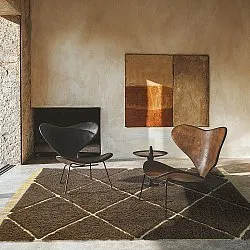 Ryetepper - Bellevue Natural Cotton Shaggy (brun/gul)