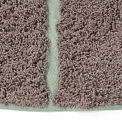 Runde tepper - Bellevue Natural Cotton Shaggy (taupe/grønn)