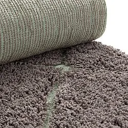 Ryetepper - Bellevue Natural Cotton Shaggy (taupe/grønn)