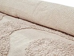 Runde tepper - Bonnie Natural Cotton Shaggy (beige)