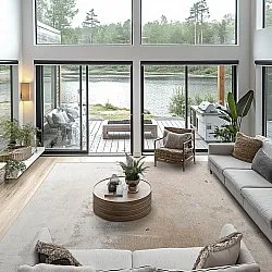 Wilton-teppe - Bornos (grå/beige)