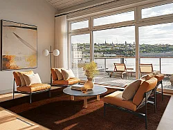 Wilton-teppe - Bovera (brun/rød)
