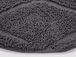 Runde tepper - Brynn Natural Cotton Shaggy (svart)