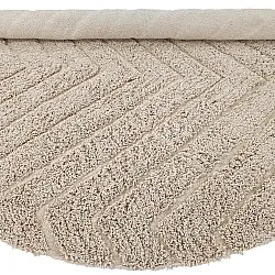 Runde tepper - Conara Natural Cotton Shaggy (beige)