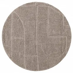 Runde tepper - Cremona Natural Cotton Shaggy (taupe)
