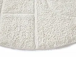Runde tepper - Cremona Natural Cotton Shaggy (offwhite)