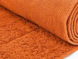 Runde tepper - Cremona Natural Cotton Shaggy (oransje)