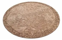 Runde tepper - Ebba Natural Cotton Shaggy (brun)