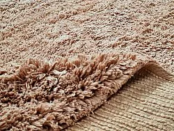 Runde tepper - Ebba Natural Cotton Shaggy (brun)