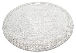 Runde tepper - Ebba Natural Cotton Shaggy (offwhite)
