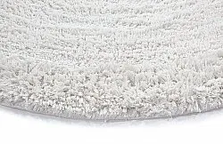 Runde tepper - Ebba Natural Cotton Shaggy (offwhite)