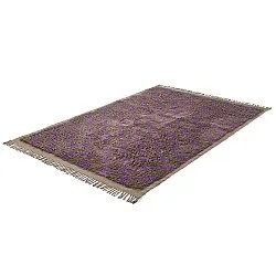 Ryetepper - Elsey Natural Cotton Shaggy (brun/lilla)