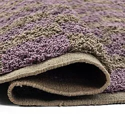 Ryetepper - Elsey Natural Cotton Shaggy (brun/lilla)