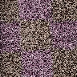 Ryetepper - Elsey Natural Cotton Shaggy (brun/lilla)