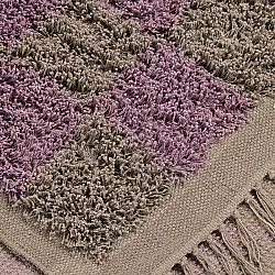 Ryetepper - Elsey Natural Cotton Shaggy (brun/lilla)