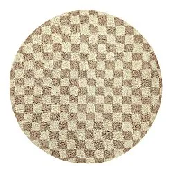 Runde tepper - Elsey Natural Cotton Shaggy (krem/sand)