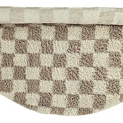 Runde tepper - Elsey Natural Cotton Shaggy (krem/sand)