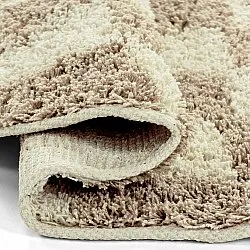 Runde tepper - Elsey Natural Cotton Shaggy (krem/sand)