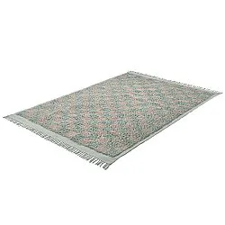 Ryetepper - Elsey Natural Cotton Shaggy (grå/rosa)