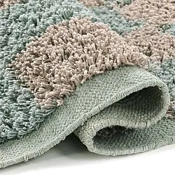 Ryetepper - Elsey Natural Cotton Shaggy (grå/rosa)