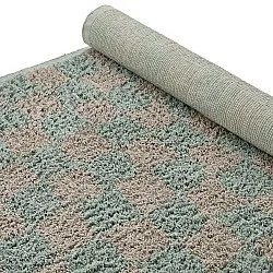 Ryetepper - Elsey Natural Cotton Shaggy (grå/rosa)
