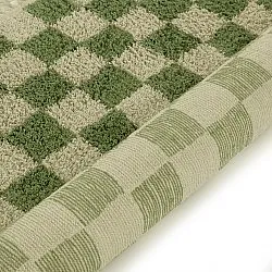 Ryetepper - Elsey Natural Cotton Shaggy (grønn/beige)